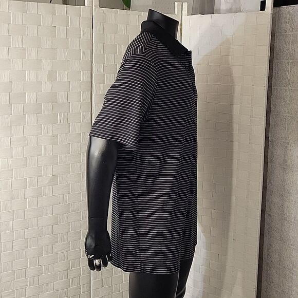 NIKE GOLF TOUR PERFORMANCE DRI-FIT STRIPED PIQUE POLO MEN'S SHIRT - Picture 8 of 16